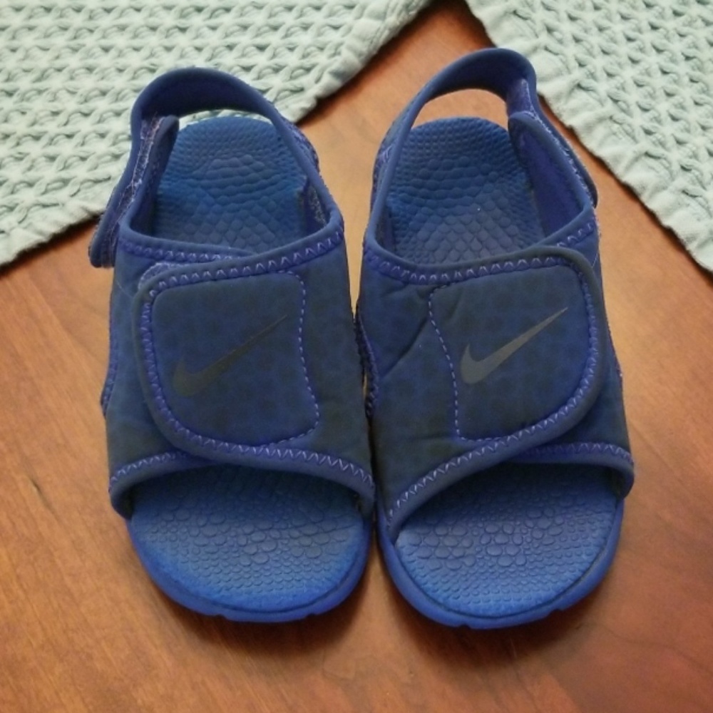 Blue Nike Sandals toddler size 10c